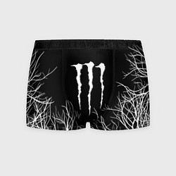 Мужские трусы Monster energy лес