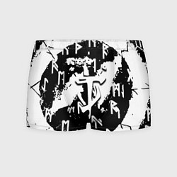 Трусы-боксеры мужские Doom символы краски, цвет: 3D-принт