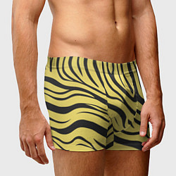 Трусы-боксеры мужские Светлый тигровый паттерн, цвет: 3D-принт — фото 2