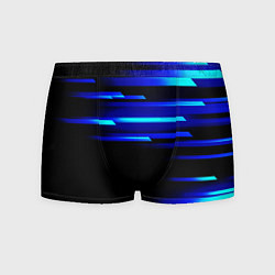Трусы-боксеры мужские Color blue black, цвет: 3D-принт