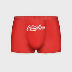 Трусы-боксеры мужские Наслаждайтесь капитализмом, цвет: 3D-принт
