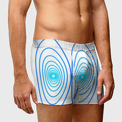 Трусы-боксеры мужские Овалы с свечением, цвет: 3D-принт — фото 2