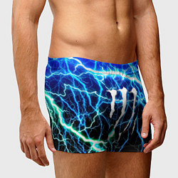 Трусы-боксеры мужские Monster energy electro, цвет: 3D-принт — фото 2
