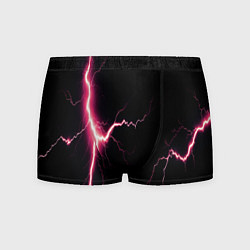 Трусы-боксеры мужские Lightning pink, цвет: 3D-принт