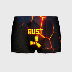 Мужские трусы Rust hexagon краски