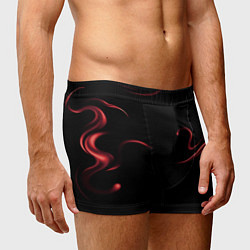Трусы-боксеры мужские Color red abstraction, цвет: 3D-принт — фото 2