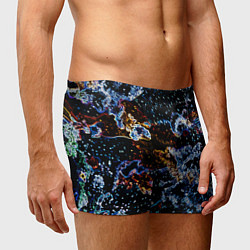 Трусы-боксеры мужские Звёздно-кислотная абстракция, цвет: 3D-принт — фото 2