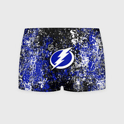Трусы-боксеры мужские Tampa Bay Lightning NHL black, цвет: 3D-принт