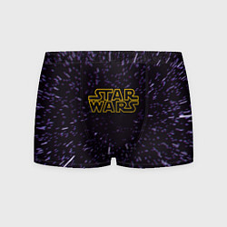 Трусы-боксеры мужские Звёздные войны гиперпрыжок глитч, цвет: 3D-принт