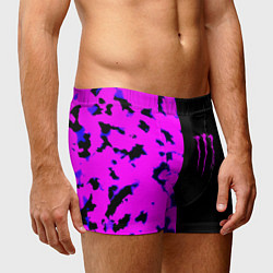 Трусы-боксеры мужские Monster energy neon camo, цвет: 3D-принт — фото 2