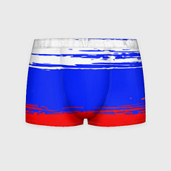 Трусы-боксеры мужские Патриот - флаг, цвет: 3D-принт