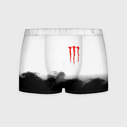 Трусы-боксеры мужские Monster energy splash smoke, цвет: 3D-принт