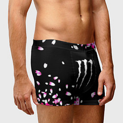 Трусы-боксеры мужские Monster energy sakura, цвет: 3D-принт — фото 2