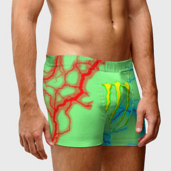 Трусы-боксеры мужские Monster energy storm electrix, цвет: 3D-принт — фото 2