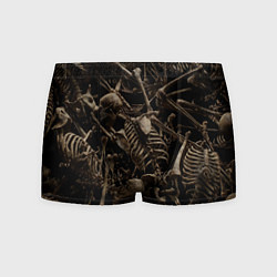 Трусы-боксеры мужские Человеческие кости, цвет: 3D-принт