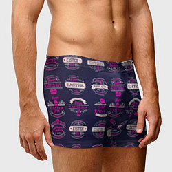 Трусы-боксеры мужские Easter pink, цвет: 3D-принт — фото 2