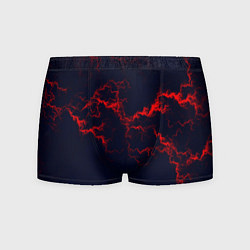 Трусы-боксеры мужские Lightning red glow, цвет: 3D-принт