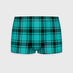 Трусы-боксеры мужские Checkered blue, цвет: 3D-принт