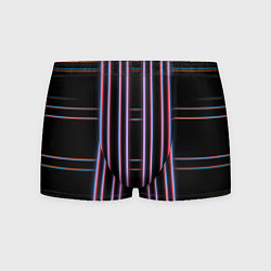 Мужские трусы Neon red blue black