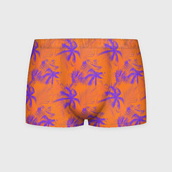 Трусы-боксеры мужские Palm orange, цвет: 3D-принт