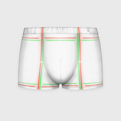 Трусы-боксеры мужские Neon light green red, цвет: 3D-принт
