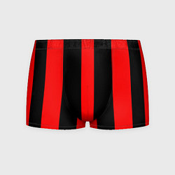 Трусы-боксеры мужские Color black red lines, цвет: 3D-принт