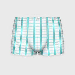 Трусы-боксеры мужские Color white cage, цвет: 3D-принт