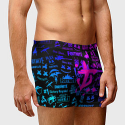 Трусы-боксеры мужские Fortnite x doom neon logo, цвет: 3D-принт — фото 2