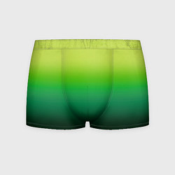Мужские трусы Градиент укропное зеленое омбре