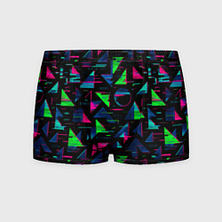 Трусы-боксеры мужские Геометрия глитч, цвет: 3D-принт