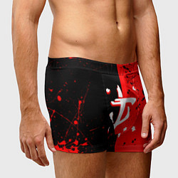 Трусы-боксеры мужские Doom текстура краски, цвет: 3D-принт — фото 2