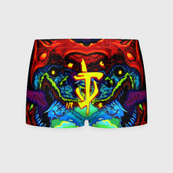 Трусы-боксеры мужские Doom hyper monster, цвет: 3D-принт