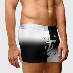 Трусы-боксеры мужские Doom black geometry, цвет: 3D-принт — фото 2