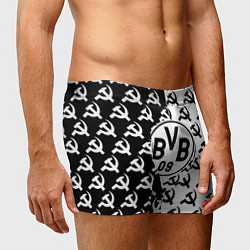 Трусы-боксеры мужские Borussia паттерн ссср, цвет: 3D-принт — фото 2