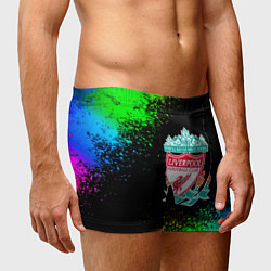 Трусы-боксеры мужские Liverpool краски градиент, цвет: 3D-принт — фото 2