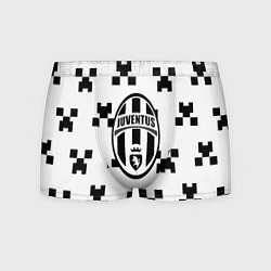 Трусы-боксеры мужские Juventus x minecraft pattern, цвет: 3D-принт