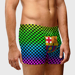 Трусы-боксеры мужские Barcelona gradient neon, цвет: 3D-принт — фото 2