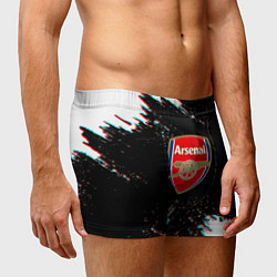 Трусы-боксеры мужские Арсенал краски глитч текстура, цвет: 3D-принт — фото 2