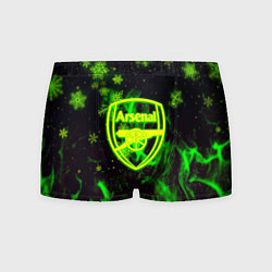 Мужские трусы Arsenal кислотный огонь снежинки