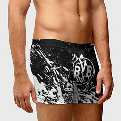Трусы-боксеры мужские Borussia белые краски, цвет: 3D-принт — фото 2