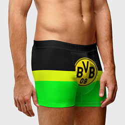 Трусы-боксеры мужские Borussia полосы линии, цвет: 3D-принт — фото 2
