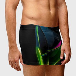 Трусы-боксеры мужские Неоновое освещение, цвет: 3D-принт — фото 2