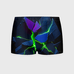 Трусы-боксеры мужские Neon tile, цвет: 3D-принт