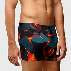 Трусы-боксеры мужские Orange glow, цвет: 3D-принт — фото 2