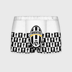 Трусы-боксеры мужские Juventus болельщики паттерн, цвет: 3D-принт