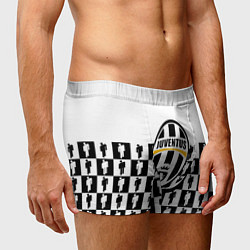 Трусы-боксеры мужские Juventus болельщики паттерн, цвет: 3D-принт — фото 2