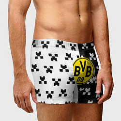 Трусы-боксеры мужские Borussia pattern minecraft, цвет: 3D-принт — фото 2