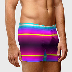 Трусы-боксеры мужские Color neon, цвет: 3D-принт — фото 2