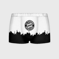 Трусы-боксеры мужские Bayern Mnchen пиксели, цвет: 3D-принт