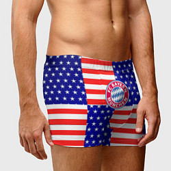 Трусы-боксеры мужские Бавария Мюнхен сша паттерн, цвет: 3D-принт — фото 2